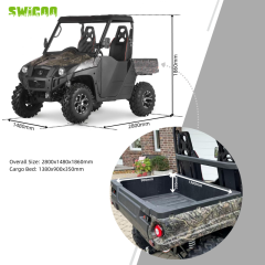 Automatic 800cc 4x4 Adult Two-seater Off Road All-terrain Farming Vehicle Dune Buggy UTV H/L/N/P/R Transmission