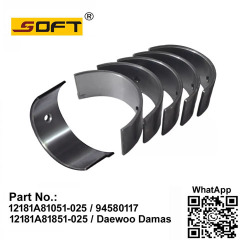 Bearing Set - Conn Rod +0.25 / 12181A81051-025 / 94580117 / 12181A81851-025 FOR DAEWOO DAMAS