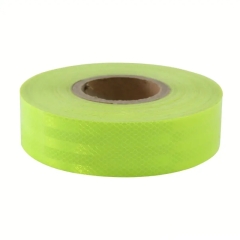 # 50mmx25M PVC Fluorescent Yellow Green Prismatic Glass Bead(Honey Comb) Reflective Tape