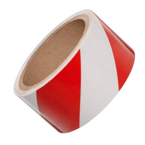 50mmx25M PVC Plain Red/White Chevron Reflective tape Engineering Grade