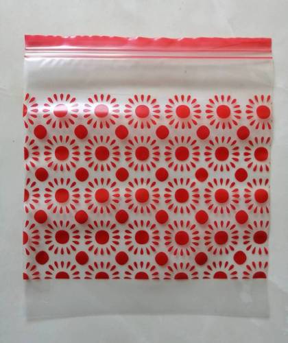 24cmx25cm PE Food Storage Resealable Zip Lock Bag with Customized Printing