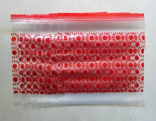 24cmx25cm PE Food Storage Resealable Zip Lock Bag with Customized Printing