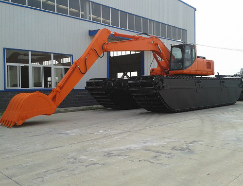 HEKING HK400SD amphibious excavator for large-scale wetland projects
