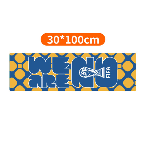 Custom 2026 World Cup Sports Towel Quick Dry Cooling Sweat Wicking Portable Yoga Running Gym Towel