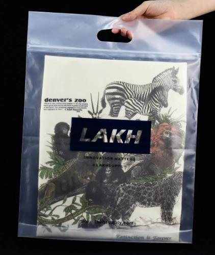 Multipurpose 26X40cm Zip Lock Resealable Bags Zipper Closure Bag with Custom Printing