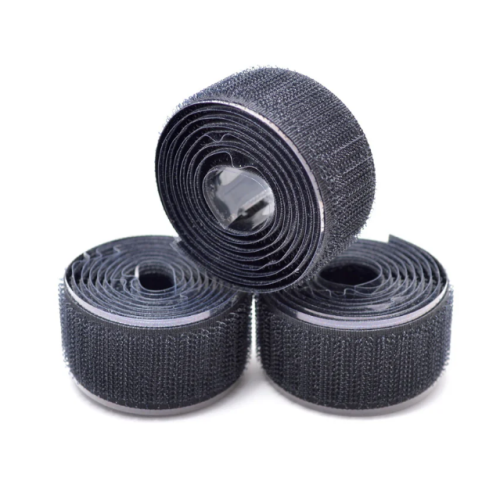 #20mmx2M Roll Self Adhesive Hook(only) Tape Black in Blister Card Packing