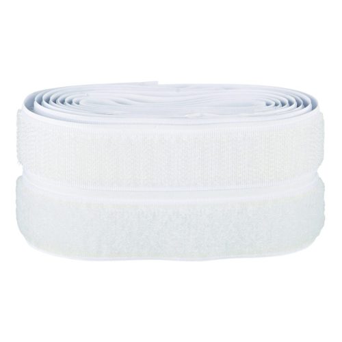 #20mmx2M Roll Adhesive Loop(only) Tape White in Blister Card Packing