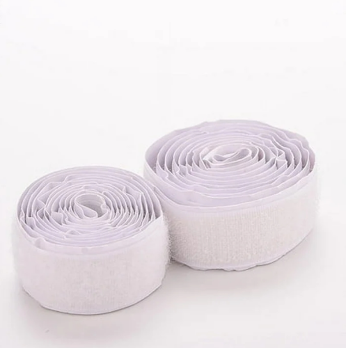 #20mmx2M Roll Non Adhesive Hook(only) Tape White in Blister Card Packing