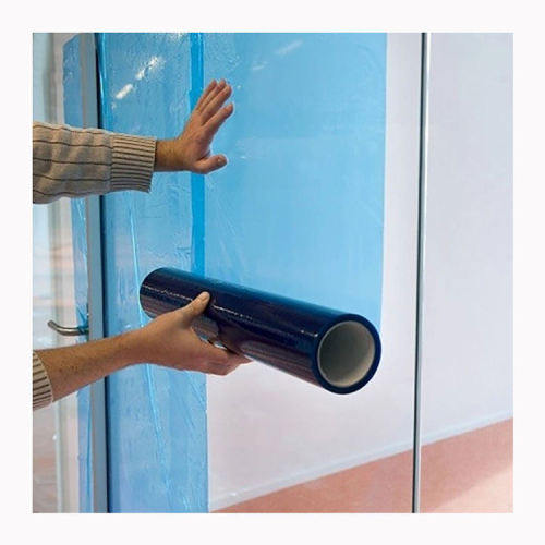 40mic/50micx750mmx100M PE Adhesive Windows and Doors Glass Protection Film