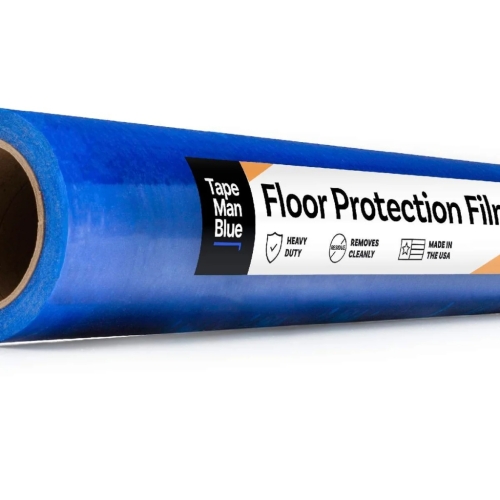 50micx600mmx25M PE Adhesive Floor Protective Film