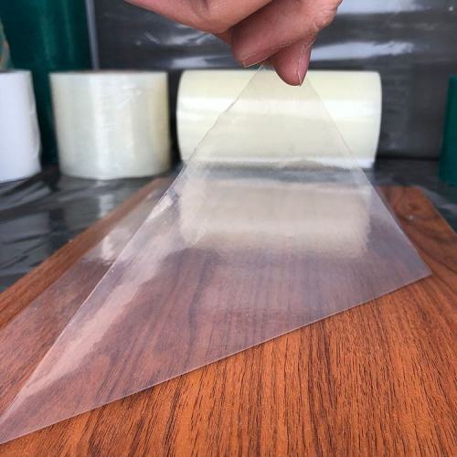 50micx600mmx25M PE Adhesive Floor Protective Film