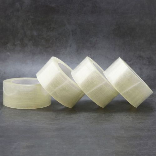 #45micx24mmx66M 6PK Clear Low Noise BOPP Packing Tape for Carton Sealing Box Packing