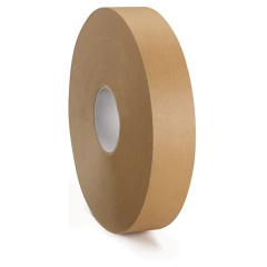 #140micx50mmx500M Biodegradable Kraft Paper Tape Brown