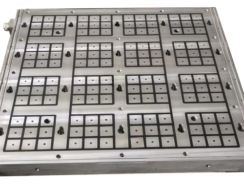 electro-permanent magnetic chuck for die spotting machines