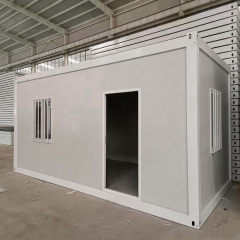 Foldable box with pressed steel