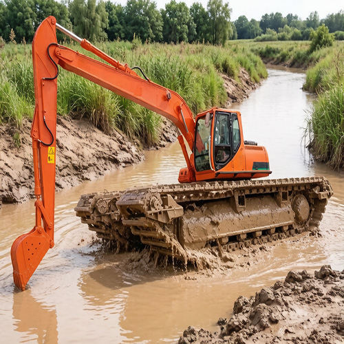 Why HEKING Amphibious Excavators Are Ideal for Wetland Construction