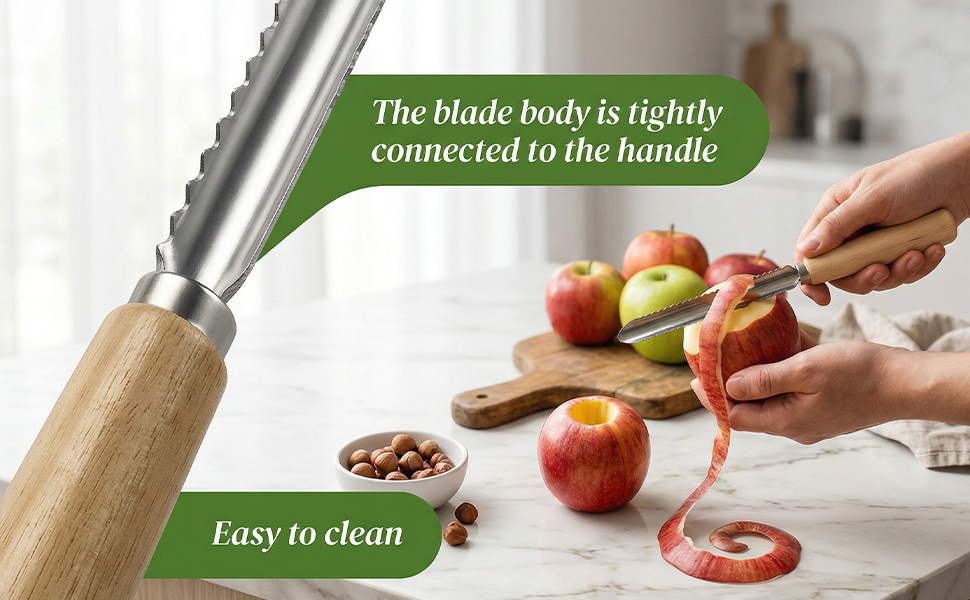 S/S Vegetable Corer with Wood Handle