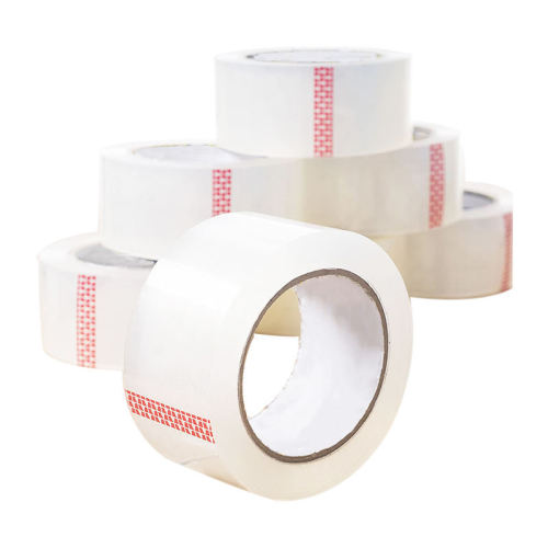 #45micx36mmx66M 8PK Clear Low Noise BOPP Packing Tape Transparent Waterproof Shipping Sealing Tape