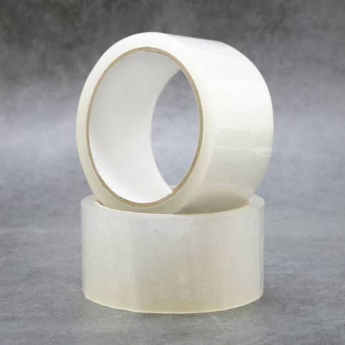 #45micx48mmx66m 6pk Clear Low Noise BOPP Packing Tapes for Box Sealing