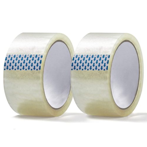 #45micx48mmx66m 6pk Clear Low Noise BOPP Packing Tapes for Box Sealing