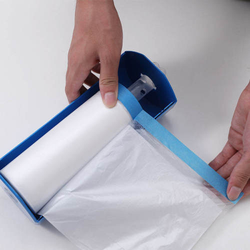 # 8micx4Mx5M PE Plastic Drop Sheet Transparent; 4Mx5M ABDECKFOLIE 8mic