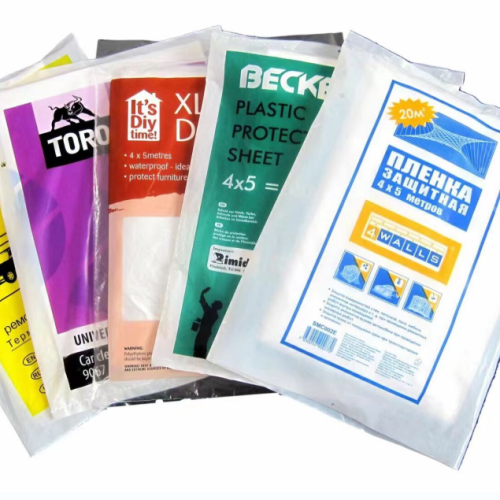 # 7micx4Mx5M Plastic Drop Film; Quick Covering Film 7mic; 4Mx5M Protecting Film