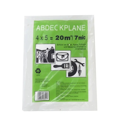 # 7micx4Mx5M Plastic Drop Film; Quick Covering Film 7mic; 4Mx5M Protecting Film