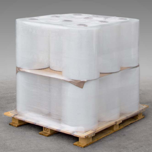 LLDPE Stretch Film Jumbo Rolls 45kgs 50kgs 55kgs 60kgs Width 50cm