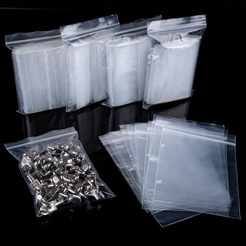 LDPE Zip Lock Bags All Sizes Resealable Grip Seal Press Lock Freezer Food Storage With or W/O Customized Printing