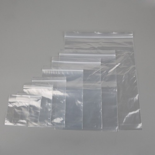 # 40micx15cmx18.3cm LDPE Grip Seal Bags Resealable Zip Lock 200pcs set