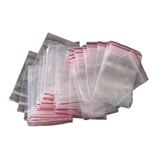 # 40micx40mmx60mm Resealable Zip Lock Bags 500Pcs