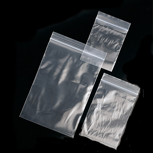 # 40micx40mmx60mm Resealable Zip Lock Bags 500Pcs