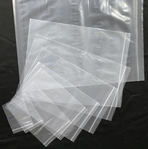 # 200Pcs 40micx115mmx155mm PE Zip Seal Bags Clear Zip Lock Food&Freezer Grip Self Seal
