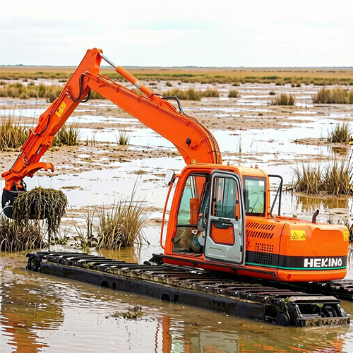 15 Ton Swamp Excavator for Wetland Construction