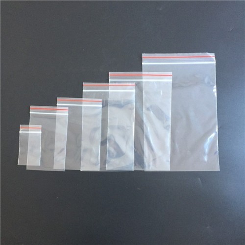 # 50pcs Zipper PE Plain Zip Lock Bags