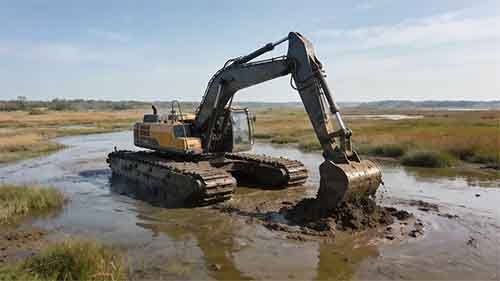 Advantages of Amphibious Excavators in Modern Dredging Operations