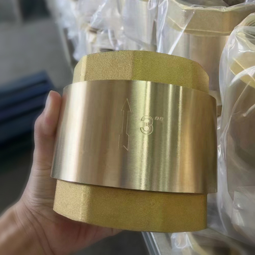 600 WOG High Pressure Brass Spring Check Valve One-Way Flow Vertical & Horizontal Brass In-Line Check Valve for Home Plu