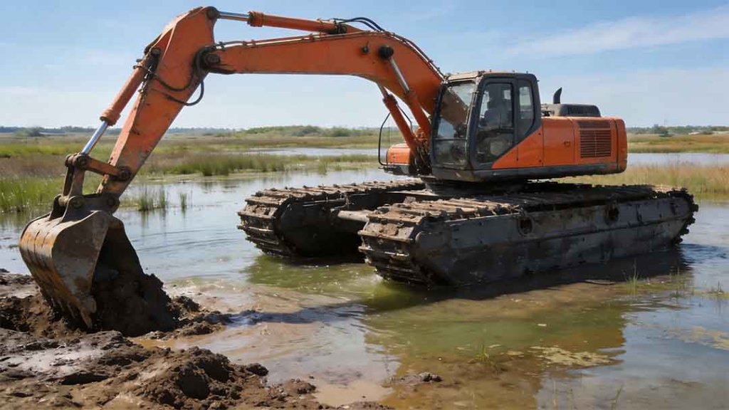 Amphibious Excavator vs Standard Excavator: Key Differences Explained