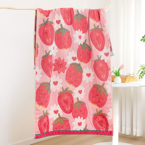 Pure Cotton Gauze Bath Towel Large Size Super Absorbent Quick Dry No Lint for Adults Women Men Home Bath