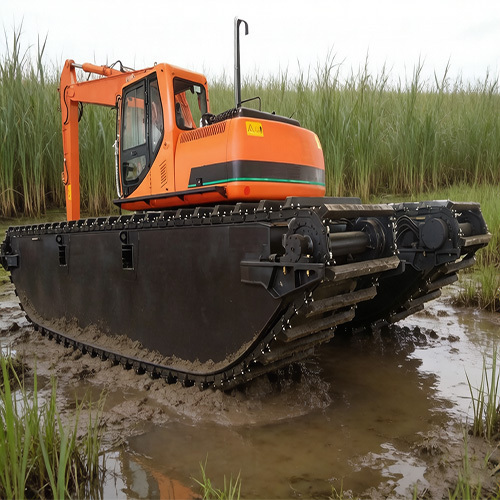 20 Ton Amphibious Pontoon Excavator for Wetland & Dredging Work