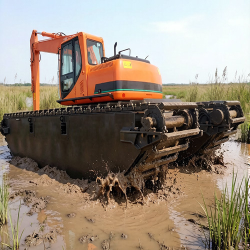 20 Ton Swamp Excavator for Wetland and River Dredging Projects
