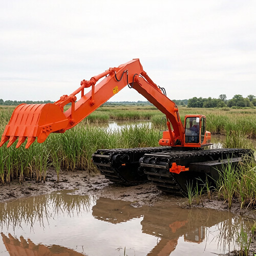 35 Ton Swamp Buggy Excavator for Deep Marsh and Wetland Projects