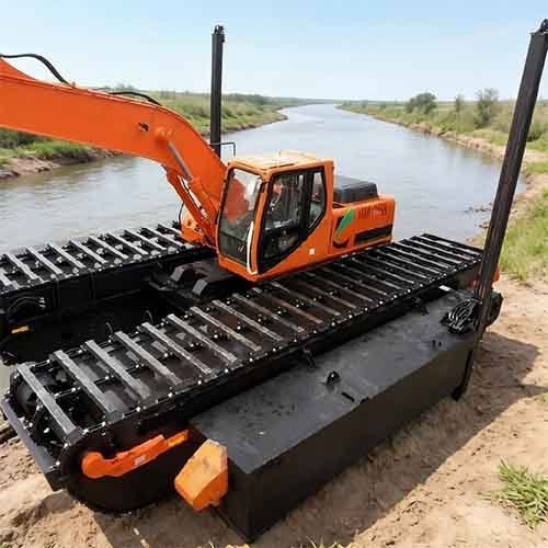 Long Reach Wetland Construction Excavator for Soft Ground Operations