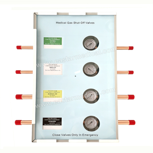 Factory Direct Medical Gas Area Zone Valve Box Budget-Friendly 2/3/4 Gas Configurations for Hospital Pipeline Systems