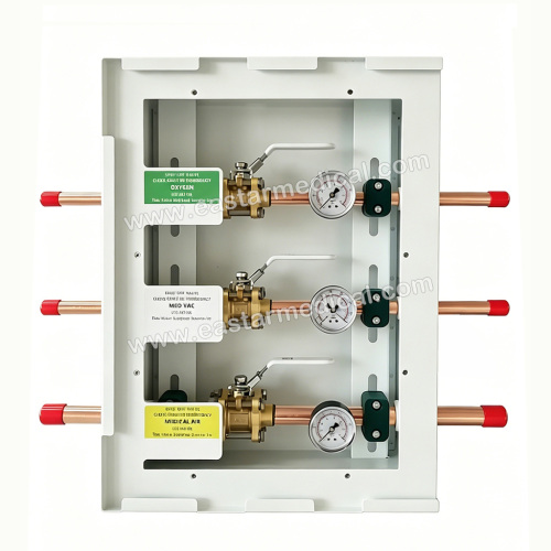 JUNYUAN Top Quality 4-Way Medical Gas Isolation Valve Box Source Manufacturer Wholesale for Global Distributors