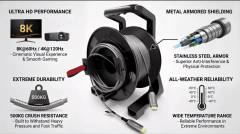 Armored 8K Fiber Optic HDMI 2.1 Active Optical Cable