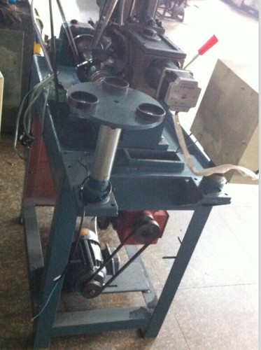 Machine for hole making on hollow brass pins