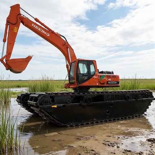30 Ton Swamp Excavator for River Dredging Projects