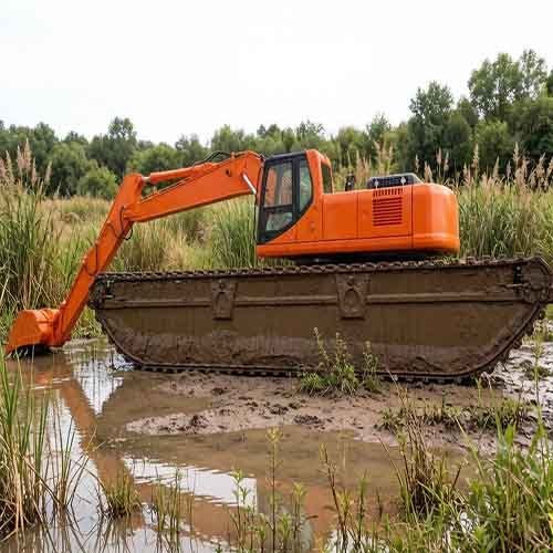 40 Ton Swamp Excavator for Wetland and Dredging Projects