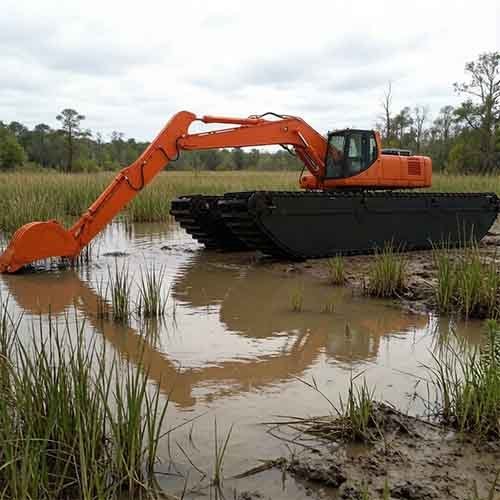 HEKING HK400SD amphibious excavator